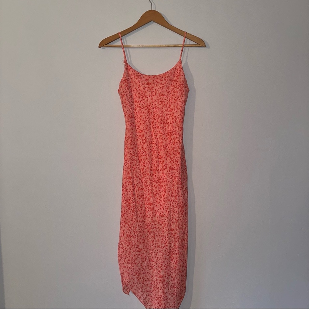 Wet Seal Coral Floral Dress Fairy Core
